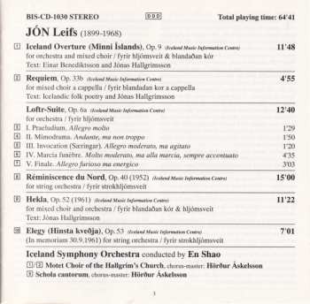 CD Jón Leifs: Hekla And Other Orchestral Works 487669
