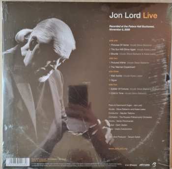 2LP Jon Lord: Live 442205