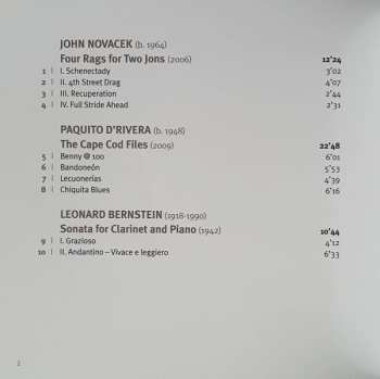 CD Jon Manasse: American Music for Clarinet & Piano 288368