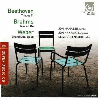 CD Jon Manasse: Beethoven / Brahms / Weber 287695