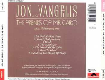 CD Jon & Vangelis: The Friends Of Mr. Cairo 13399