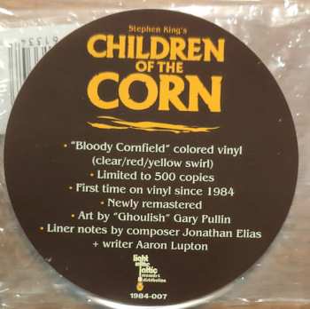 LP Jonathan Elias: Stephen King's Children Of The Corn LTD | CLR 360580