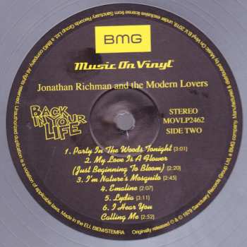 LP Jonathan Richman & The Modern Lovers: Back In Your Life NUM | CLR 302334
