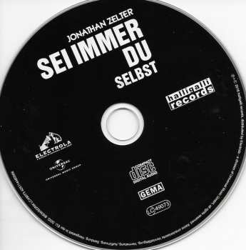 CD Jonathan Zelter: Sei Immer Du Selbst DIGI 251439