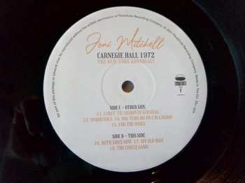2LP Joni Mitchell: Carnegie Hall 1972 (The New York Broadcast) 431687