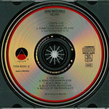 CD Joni Mitchell: Hejira