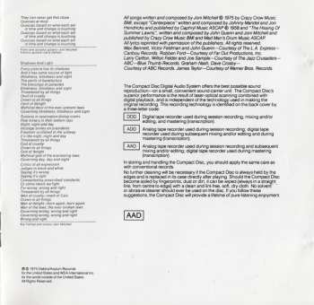 CD Joni Mitchell: The Hissing Of Summer Lawns 16155