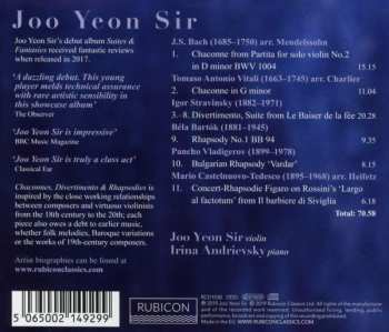 CD Joo Yeon Sir: Chaconnes, Divertimento & Rhapsodies 300670