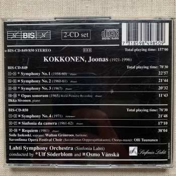 2CD Joonas Kokkonen: The Four Symphonies, Requiem 541420