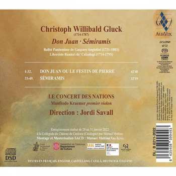SACD Jordi Savall: Gluck: Don Juan · Sémiramis 399062