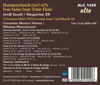 CD Jordi Savall: German Baroque: From Hammerschmidt To Telemann 478091