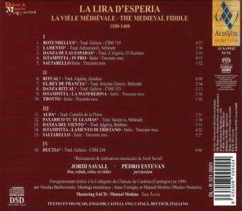 SACD Jordi Savall: La Lira D'Espéria: La Vièle Médiévale The Medieval Fiddle 447493