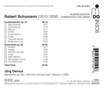 CD Jörg Demus: Fantasiestücke Op. 12; Humoreske Op. 20 446384