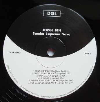 LP Jorge Ben: Samba Esquema Novo DLX 333769