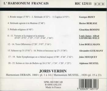 CD Joris Verdin: L' Harmonium Francais 489485