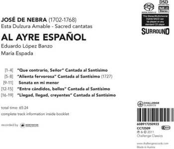 SACD Jose De Nebra: Esta Dulzura Amable - Sacred Cantatas 452545