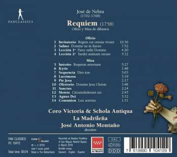 CD Jose De Nebra: Requiem 294548