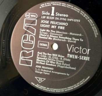 LP José Feliciano: Light My Fire