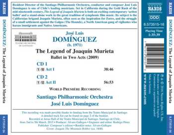 2CD José Luis Domínguez: The Legend Of Joaquín Murieta 506909