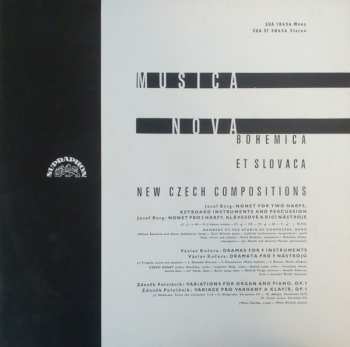 LP Josef Berg: New Czech Compositions – Nonet For Two Harps 138372