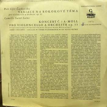 LP Josef Chuchro: Variace Na Rokokové Téma / Koncert Č. 1 A-Moll Pro Violoncello A Orchestr, Op. 33 365991