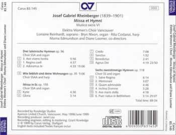 CD Josef Rheinberger: Missa Et Hymni / Musica Sacra VI 462394