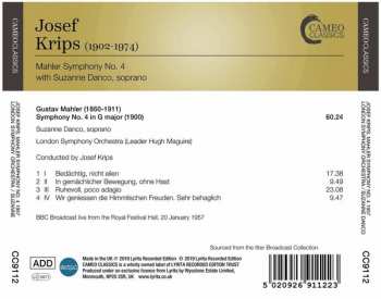 CD Josef Krips: Symphony No. 4 In G Major 178988