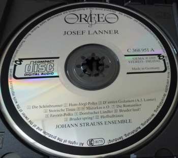 CD Josef Lanner: Hofballtänze 320809