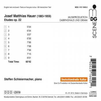 CD Josef Matthias Hauer: Etudes Op. 22 189131