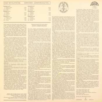 LP Josef Mysliveček: Sinfonias Vol. 2 (83 1) 278634