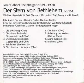 CD Josef Rheinberger: Der Stern Von Bethlehem 115580