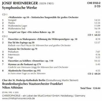 2CD Josef Rheinberger: Symphonische Werke 117285