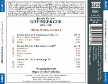 CD Josef Rheinberger: Works For Organ, Vol. 2 - Sonatas Nos. 5-7 279275