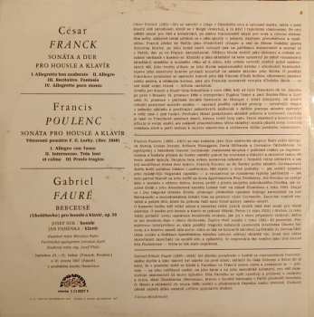 LP Josef Suk: Francouzské Skladby Pro Housle A Klavír = French Compositions For Violin And Piano 377287