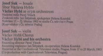 LP Josef Suk: Josef Suk • Václav Hybš Orchestra 278069