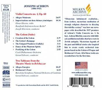 CD Joseph Achron: Violin Concerto 280088