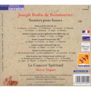CD Joseph Bodin De Boismortier: Sonates Pour Basses 328084