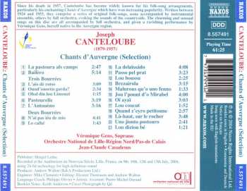 CD Joseph Canteloube: Chants D'Auvergne 122979