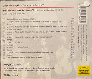 CD Joseph Haydn: Auryn's Haydn: Appendix . Die Sieben Worte Jesu Christi Op.51 501056