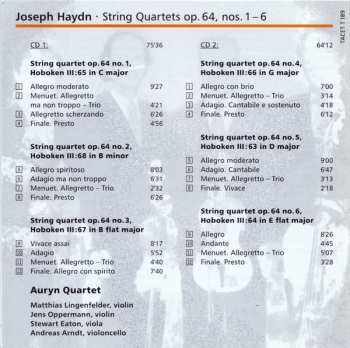 2CD Joseph Haydn: Auryn's Haydn: Op. 64 (String Quartets ∙ Vol. 10 Of 14 Op. 64 No. 1 – 6) 327305
