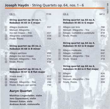 2CD Joseph Haydn: Auryn's Haydn: Op. 64 (String Quartets ∙ Vol. 10 Of 14 Op. 64 No. 1 – 6)