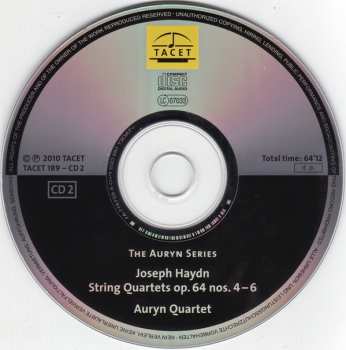 2CD Joseph Haydn: Auryn's Haydn: Op. 64 (String Quartets ∙ Vol. 10 Of 14 Op. 64 No. 1 – 6) 327305