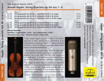 2CD Joseph Haydn: Auryn's Haydn: Op. 64 (String Quartets ∙ Vol. 10 Of 14 Op. 64 No. 1 – 6)