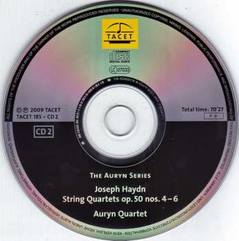 2CD Joseph Haydn: Auryn's Haydn: Op.50 (String Quartets ∙ Vol. 7 Of 14 Op. 50, Nos. 1 – 6) 352031
