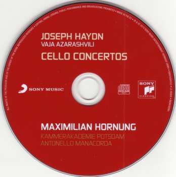 CD Joseph Haydn: Cello Concertos 189195