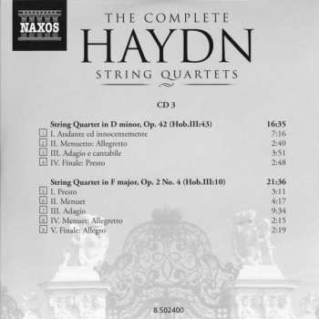 25CD/Box Set Joseph Haydn: The Complete String Quartets 149806