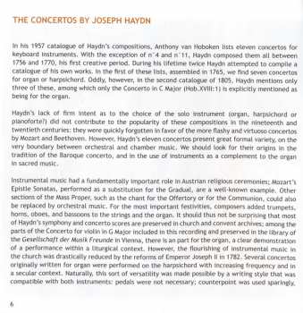 CD Joseph Haydn: Concertos 342195