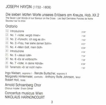 CD Joseph Haydn: Die Sieben Letzten Worte Unseres Erlösers Am Kreuze 102240
