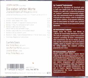 CD Joseph Haydn: Die Sieben Letzten Worte Unseres Erlösers Am Kreuze 96112