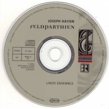 CD Joseph Haydn: Feldparthien 119847